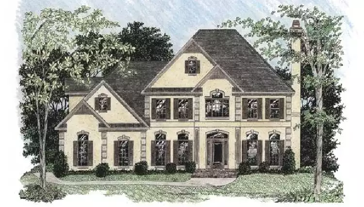 image of four bedroom house plan 6319